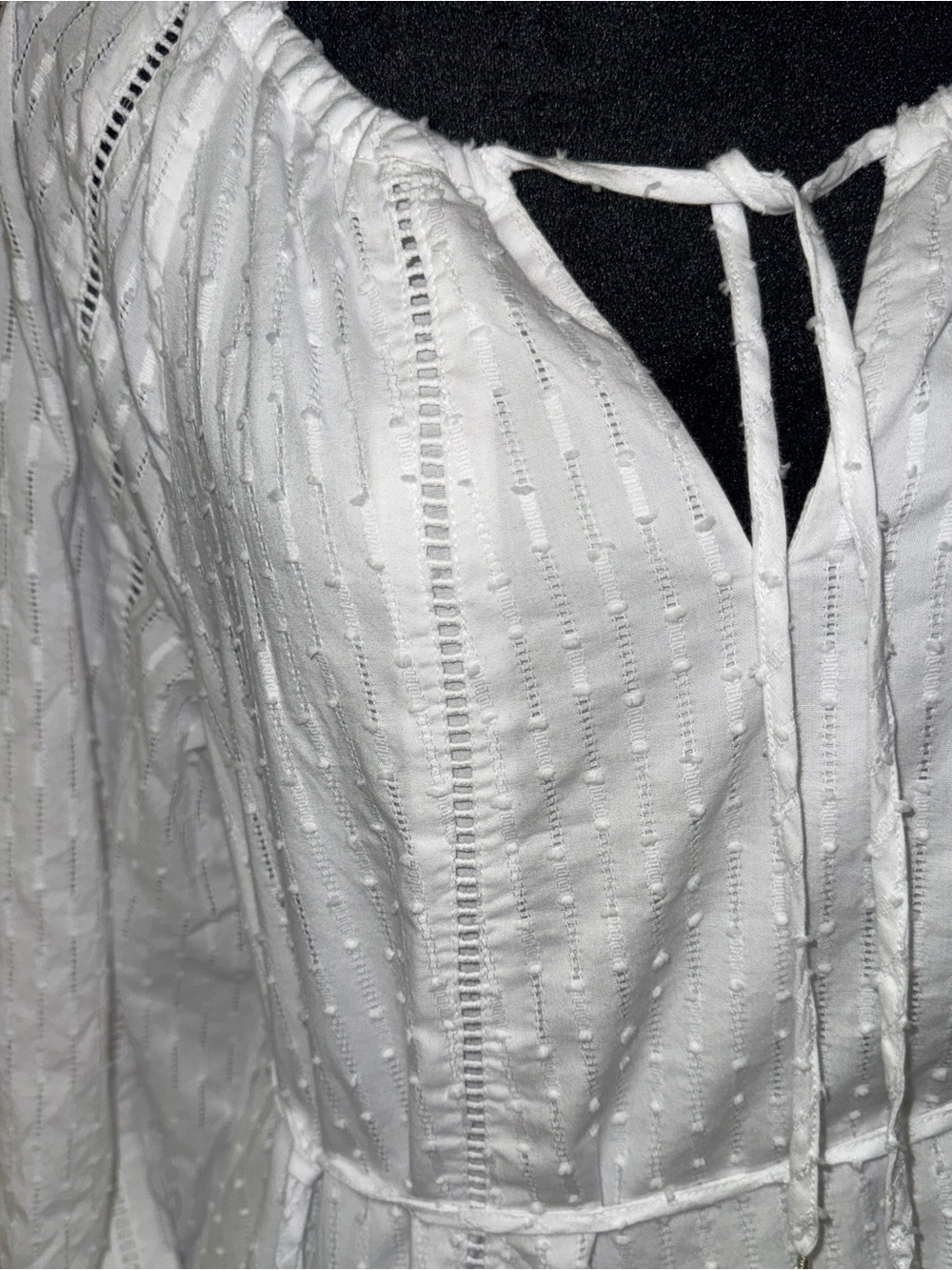 Tommy Bahama White Boho Tie-Neck Maxi Dress size XS NWT - Picture 7 of 8